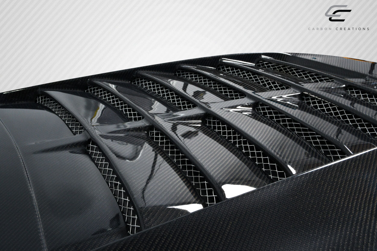 2013-2014 Ford Mustang Carbon Creations GT500 V2 Carbon Fiber Hood