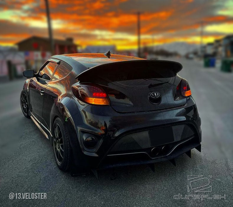 2012-2017 Hyundai Veloster Turbo Duraflex D1 Rear Wing Spoiler - 1 Piece