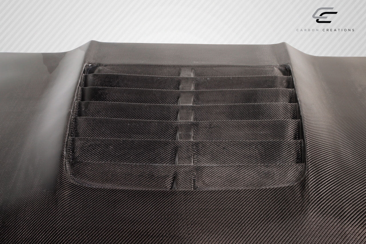 2008-2010 Ford Super Duty F250 F350 F450 Carbon Creations GT500 V2 Hood - 1 Piece