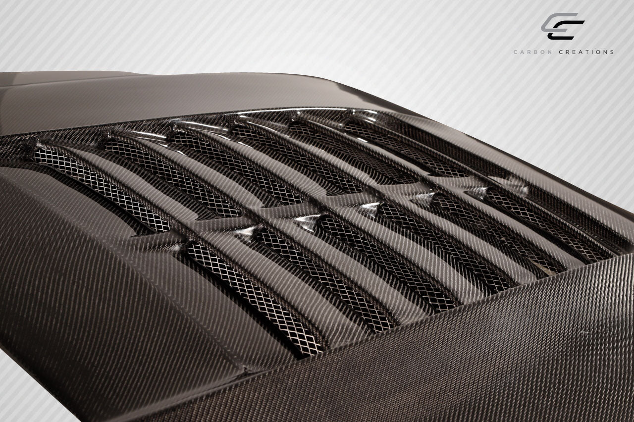 2011-2016 Ford Super Duty F250 F350 F450 Carbon Creations GT500 V2 Hood - 1 Piece