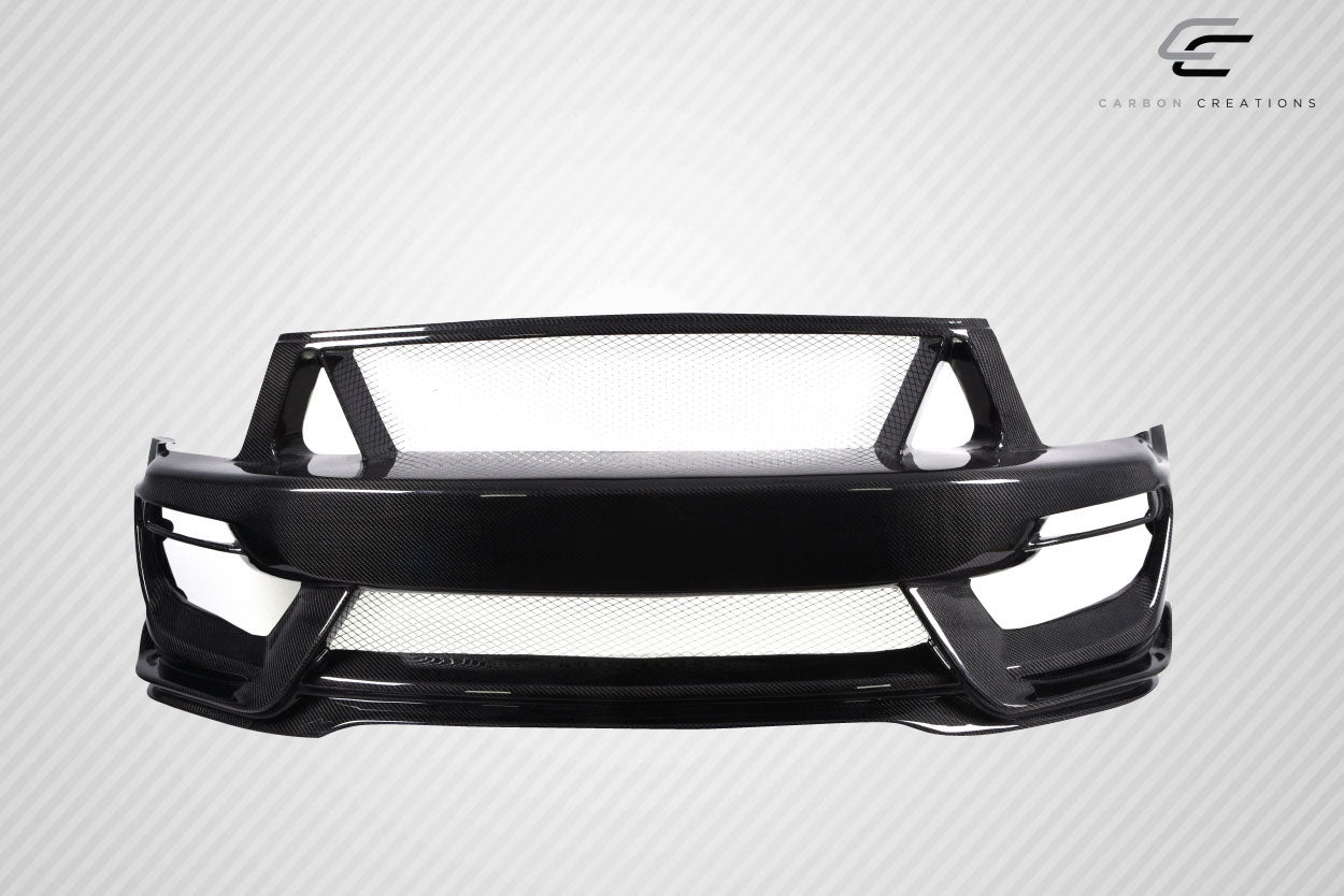 2005-2009 Ford Mustang Carbon Creations GT350 Look Carbon Fiber Front Bumper