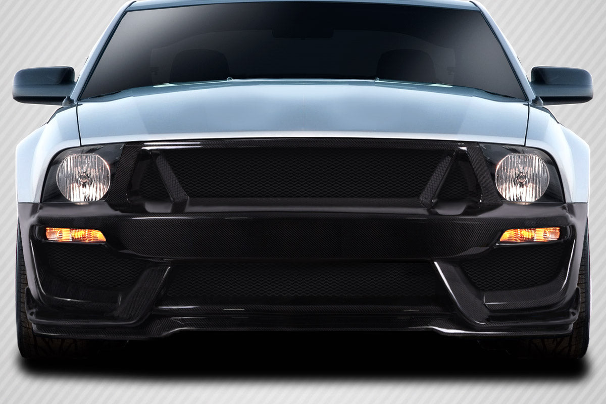 2005-2009 Ford Mustang Carbon Creations GT350 Look Carbon Fiber Front Bumper
