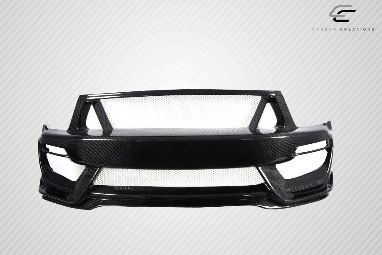 2005-2009 Ford Mustang Carbon Creations GT350 Look Carbon Fiber Front Bumper