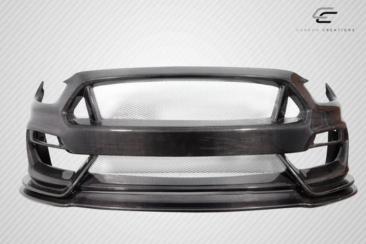 2015-2017 Ford Mustang Carbon Creations GT350 Look Carbon Fiber Front Bumper