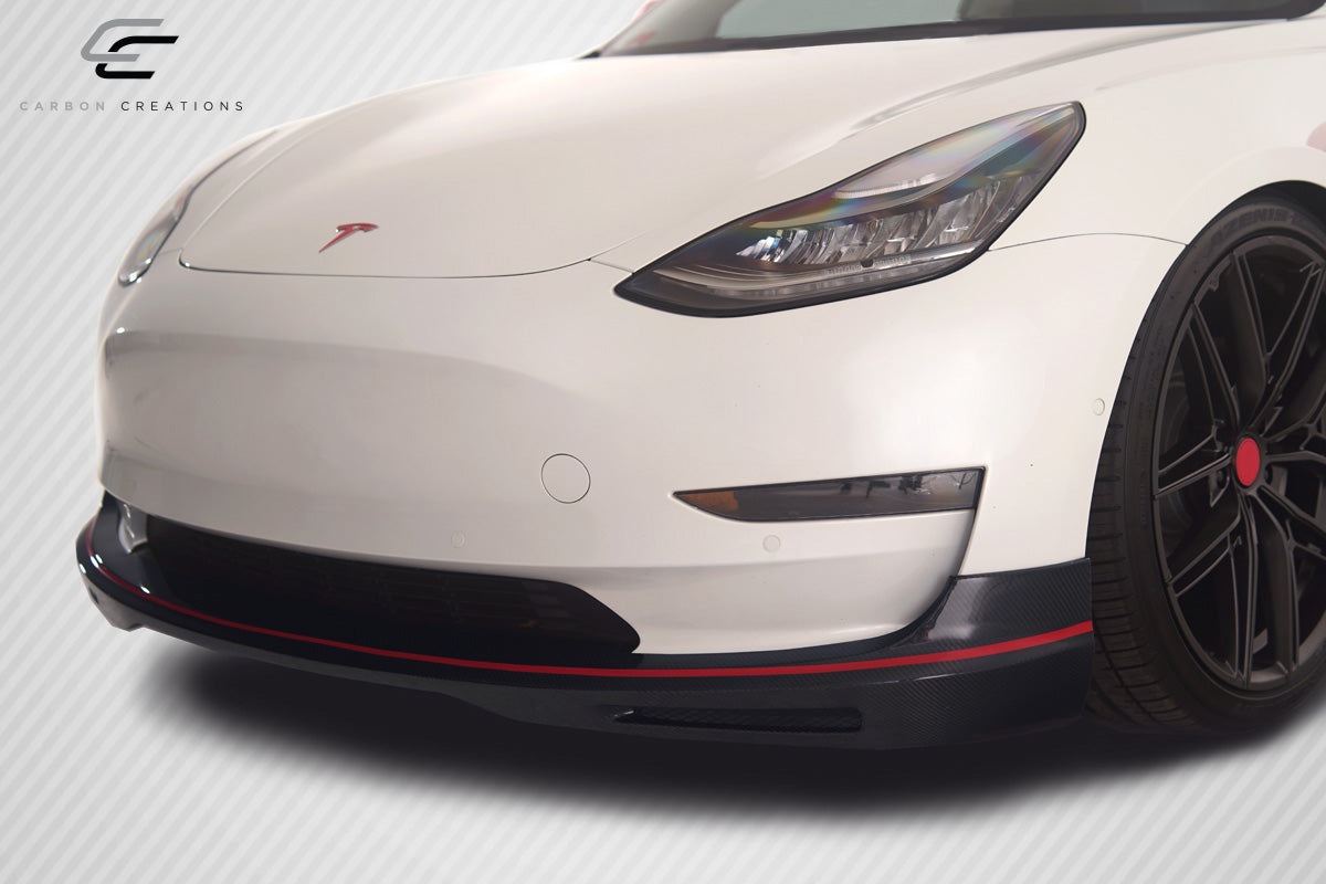 2017-2023 Tesla Model 3 Carbon Creations GT Concept Front Lip - 1 Piece