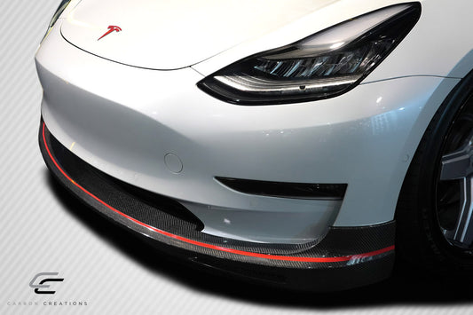 2018-2023 Tesla Model 3 Carbon Creations GT Concept Front Lip - 1 Piece