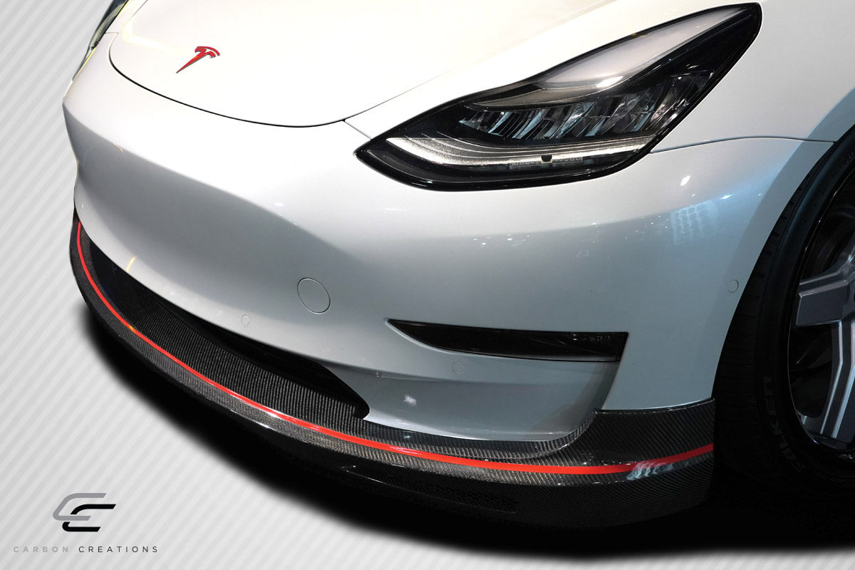 2017-2023 Tesla Model 3 Carbon Creations GT Concept Front Lip - 1 Piece