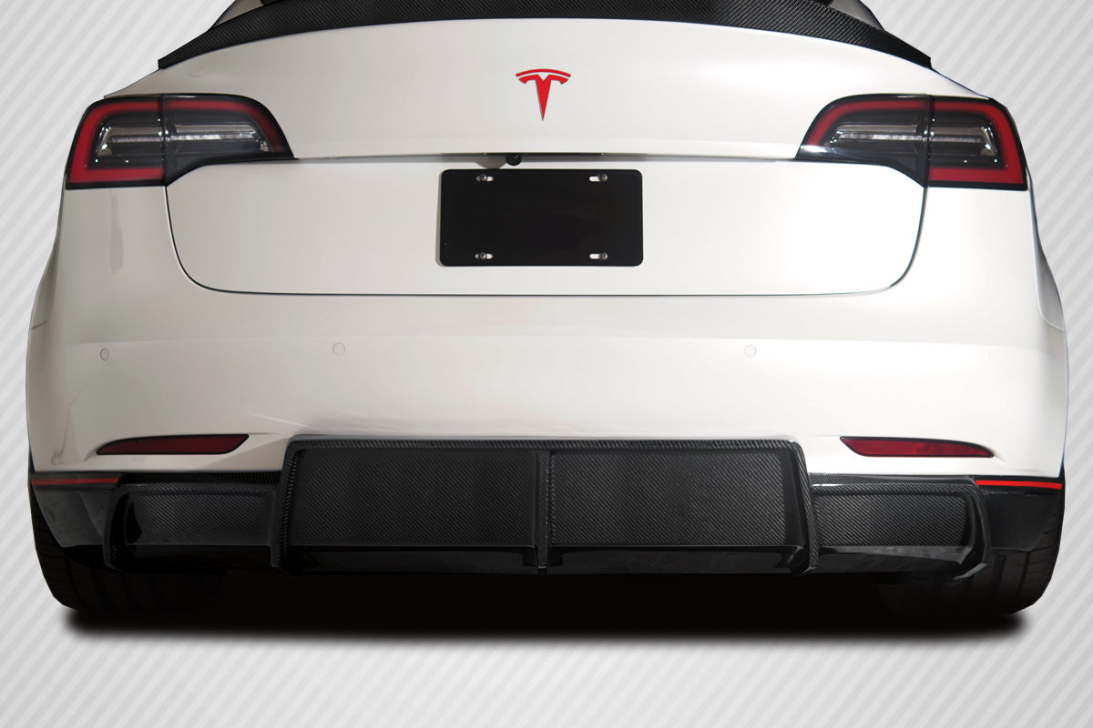 2017-2023 Tesla Model 3 Carbon Creations GT Concept Rear Diffuser - 1 Piece