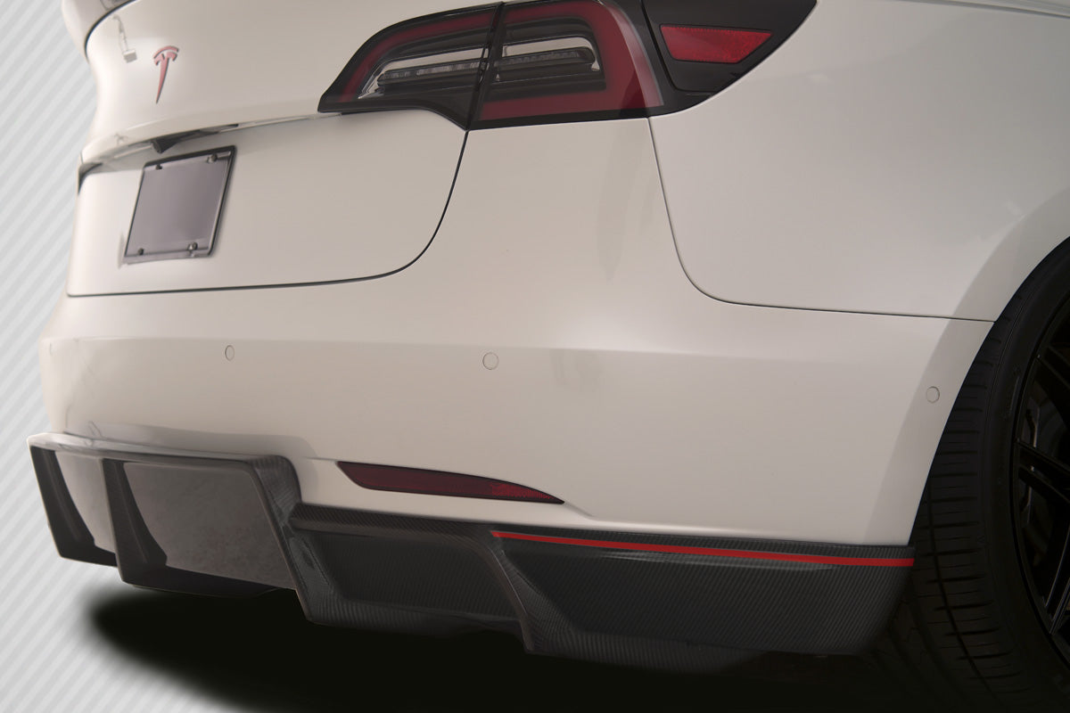 2017-2023 Tesla Model 3 Carbon Creations GT Concept Rear Diffuser - 1 Piece