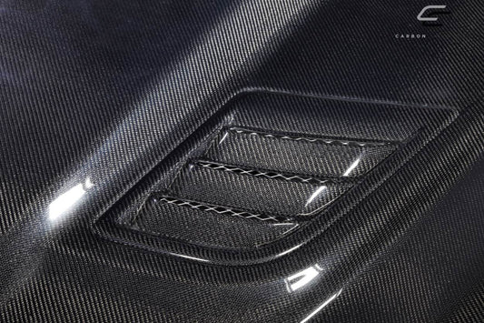 2019-2023 Dodge Ram Carbon Creations Rebel Mopar Look Hood - 1 Piece
