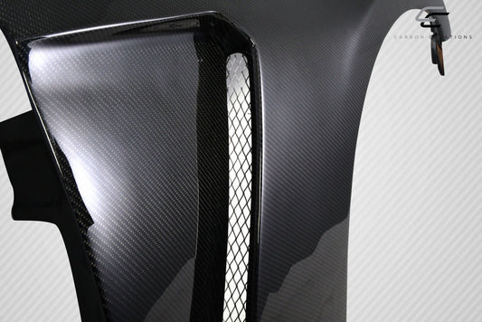 2010-2014 Ford Mustang Carbon Creations GT350 V2 Look Carbon Fiber Fender
