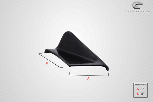 Universal Carbon Creations Adjustable Front Splitter - 3 Piece