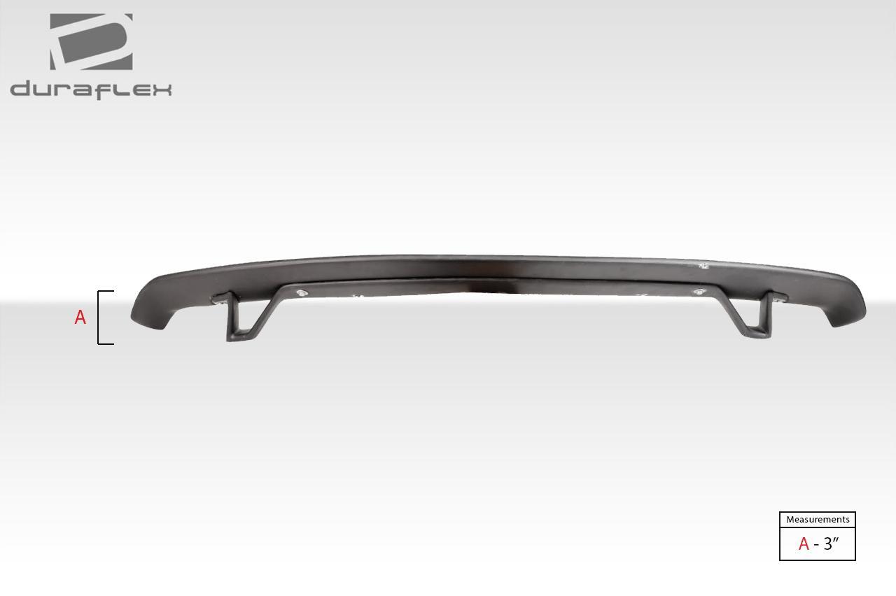 Universal Duraflex Tri Force Rear Wing Spoiler - 1 Piece