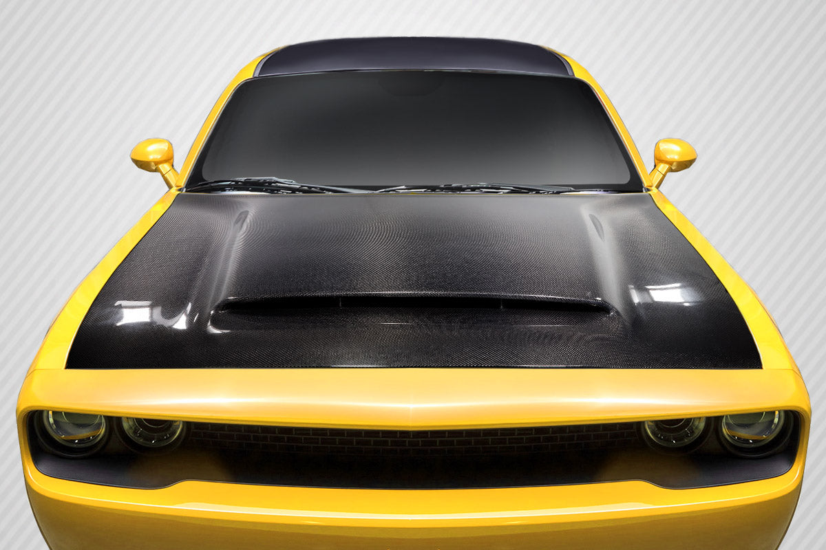 2008-2023 Dodge Challenger Carbon Creations Demon Look Carbon Fiber Hood