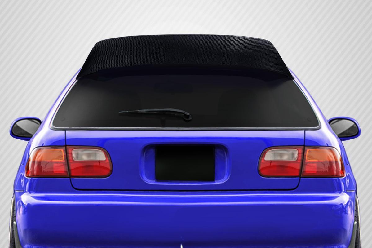 1992-1995 Honda Civic Carbon Creations Demon Carbon Fiber Rear Wing