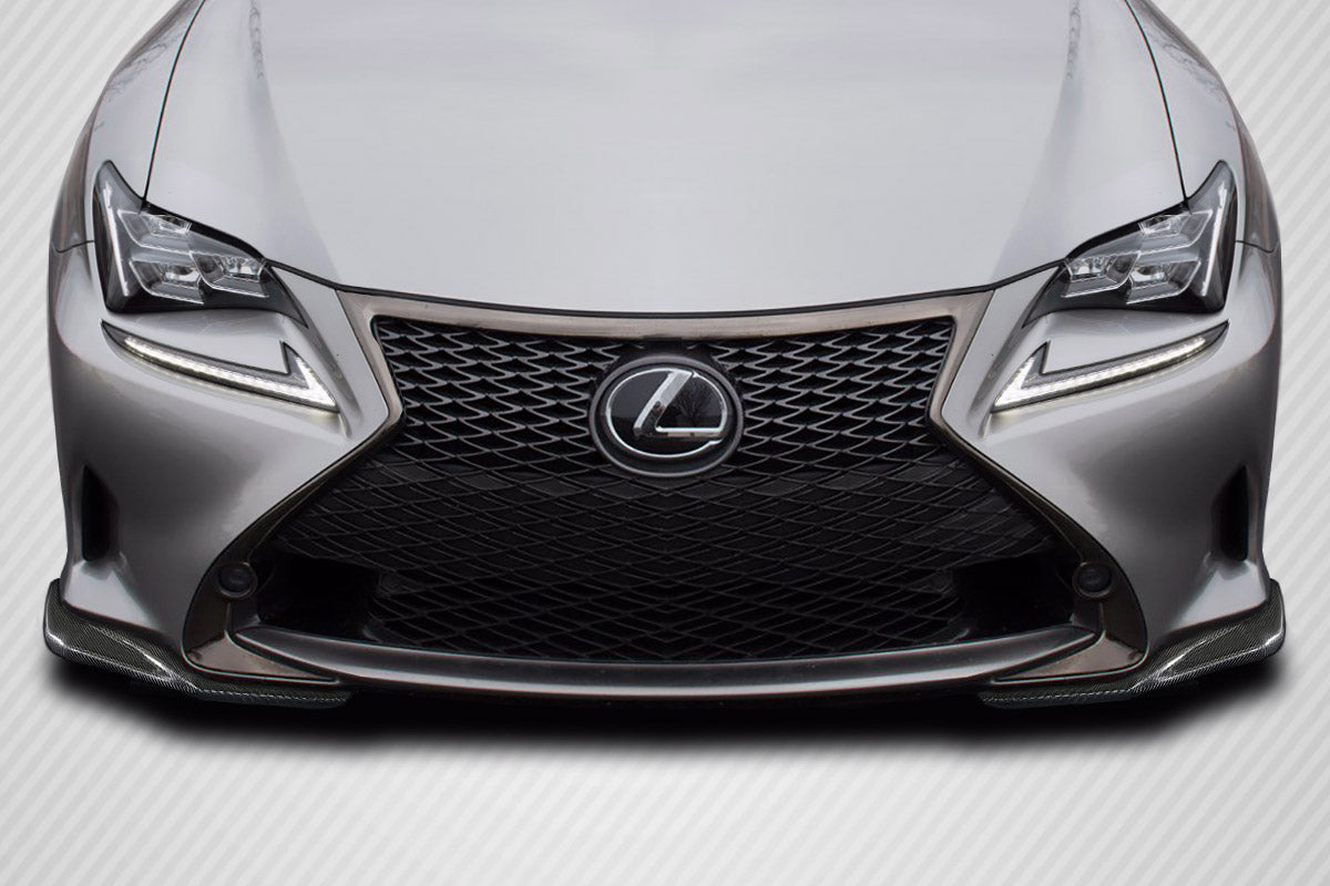 2014-2018 Lexus RC Carbon Creations EBS Carbon Fiber Front Lip