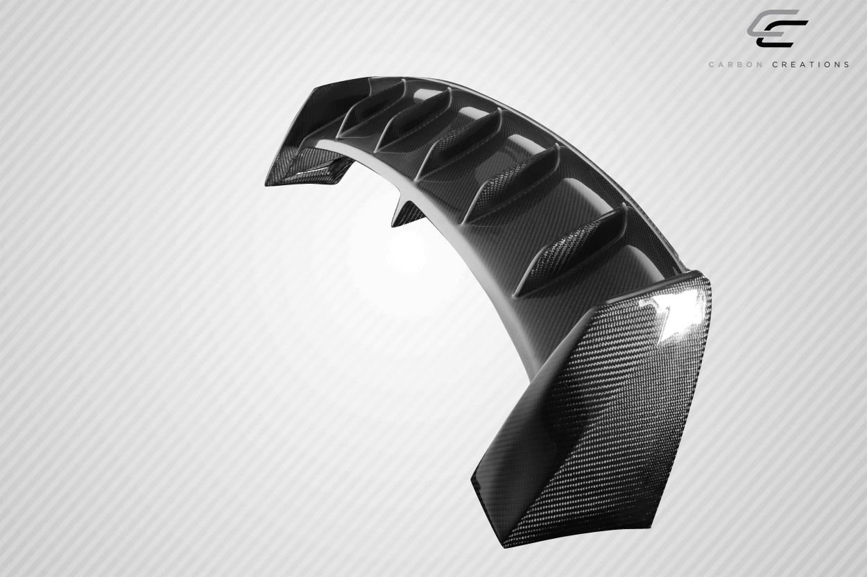 2012-2019 Fiat 500 Carbon Creations AVR Roof Wing Spoiler - 1 Piece
