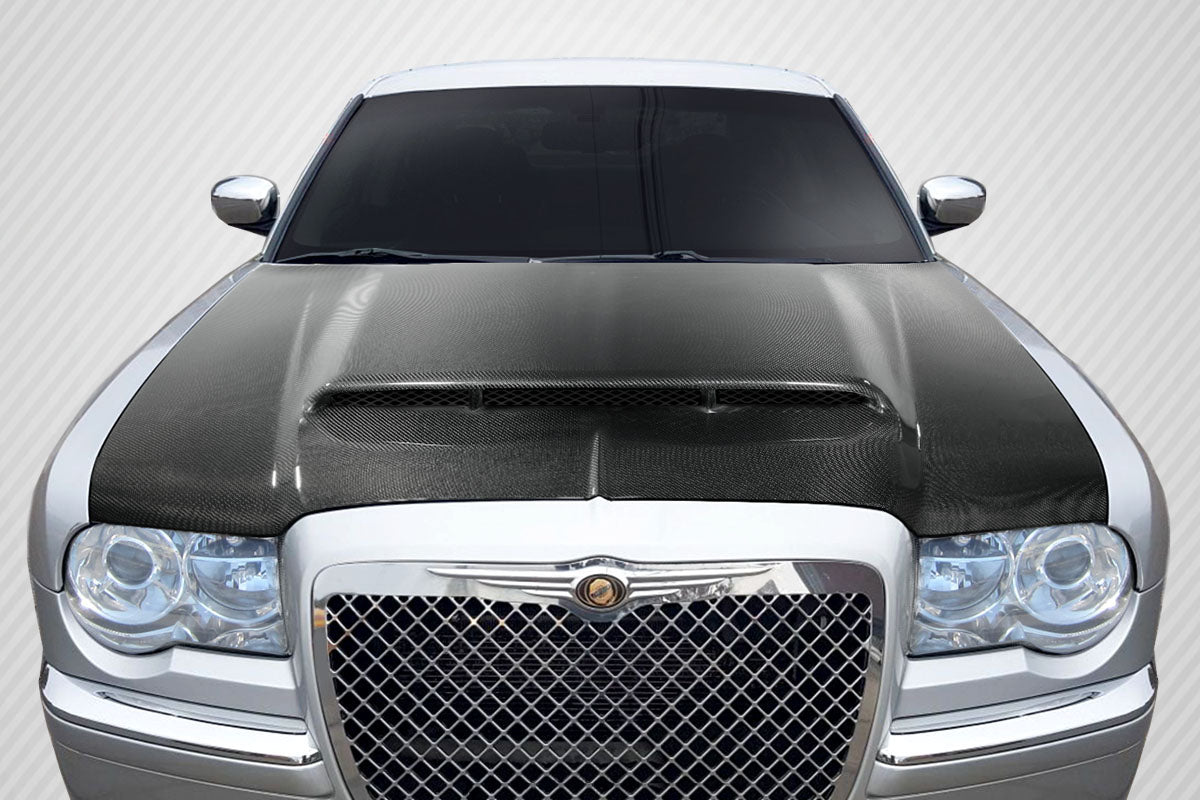 2005-2010 Chrysler 300 Carbon Creations Demon Look Carbon Fiber Hood
