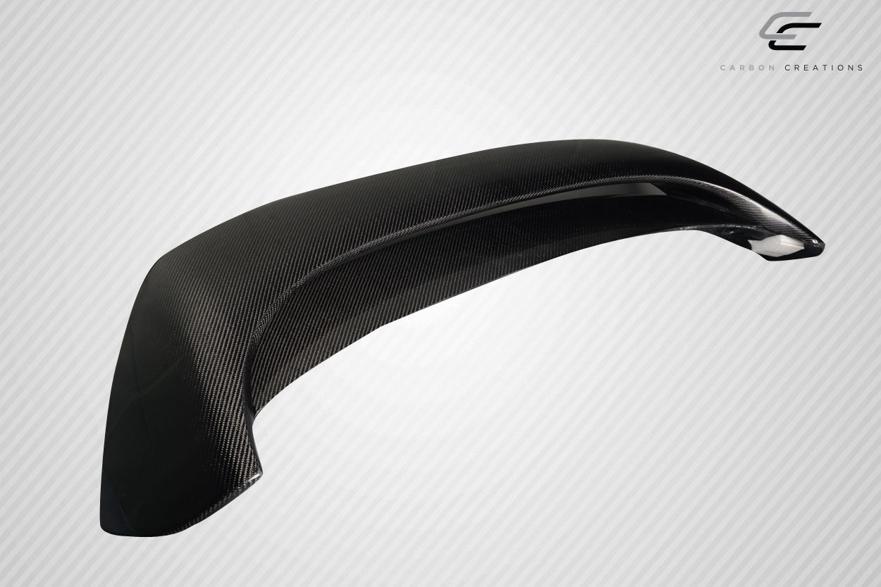2010-2013 Mazda 3 Carbon Creations Turbo Look Rear Roof Wing Spoiler - 1 Piece