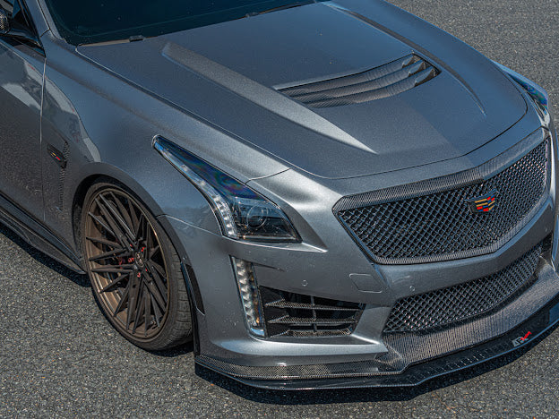 2016-2019 CADILLAC CTS-V V3 - CADILLAC CTS-V CARBON FIBER FRONT GRILLE TRIM MOLDING REPLACEMENT