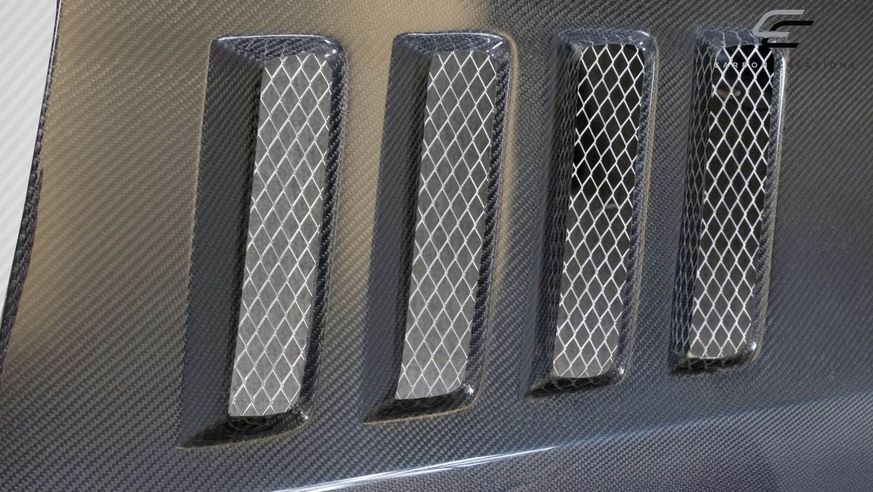2015-2019 GMC Sierra 2500 3500 Heavy Duty Carbon Creations RKS Hood - 1 Piece