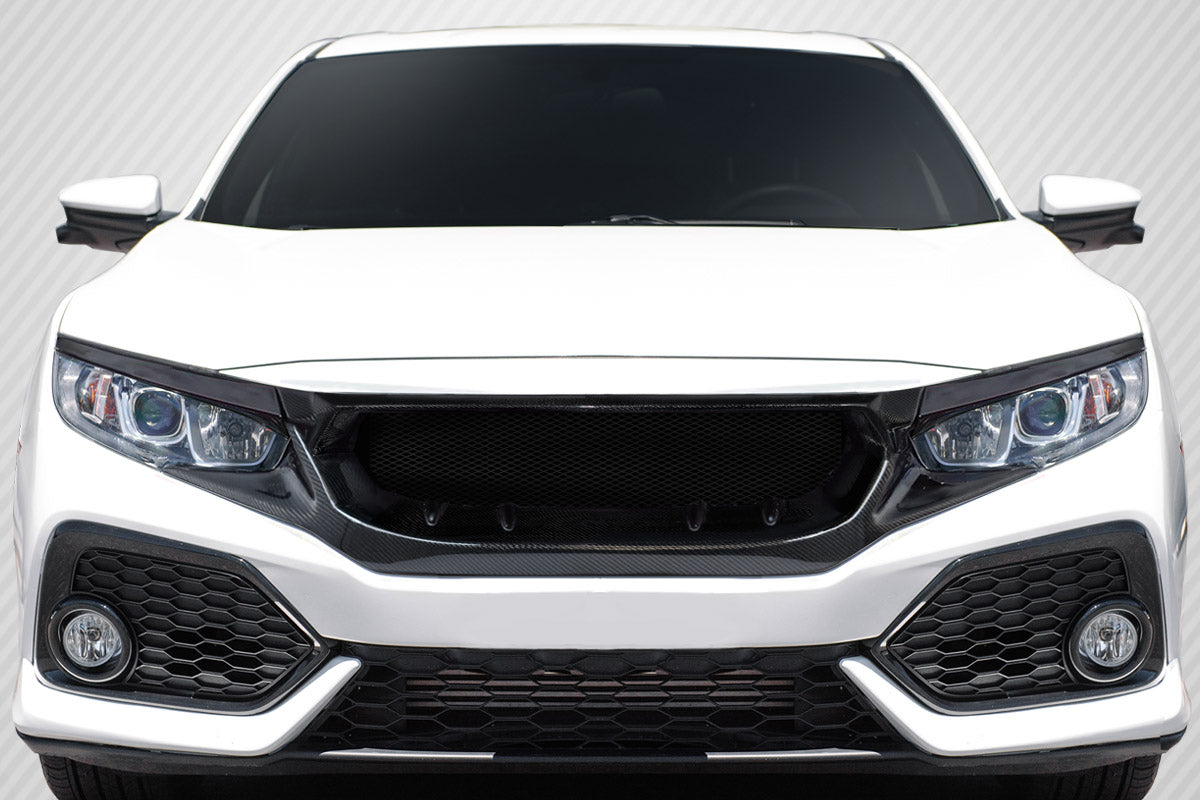 2016-2021 Honda Civic Carbon Creations Type JS Carbon Fiber Grille