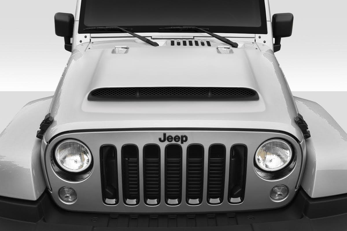 2007-2018 Jeep Wrangler Duraflex Demon Look Hood