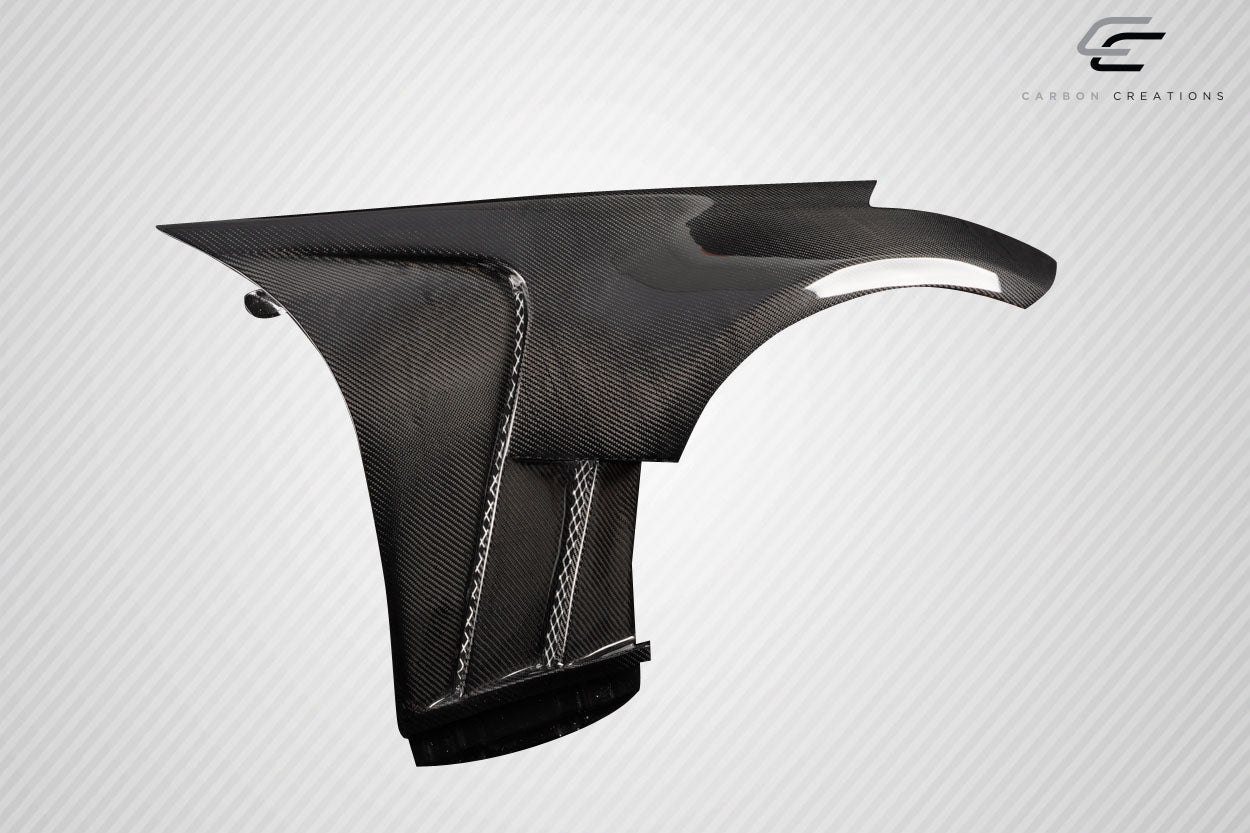 2003-2008 Nissan 350Z Z33 Carbon Creations AMS GT2 Front Fenders (+12mm) - 2 Piece