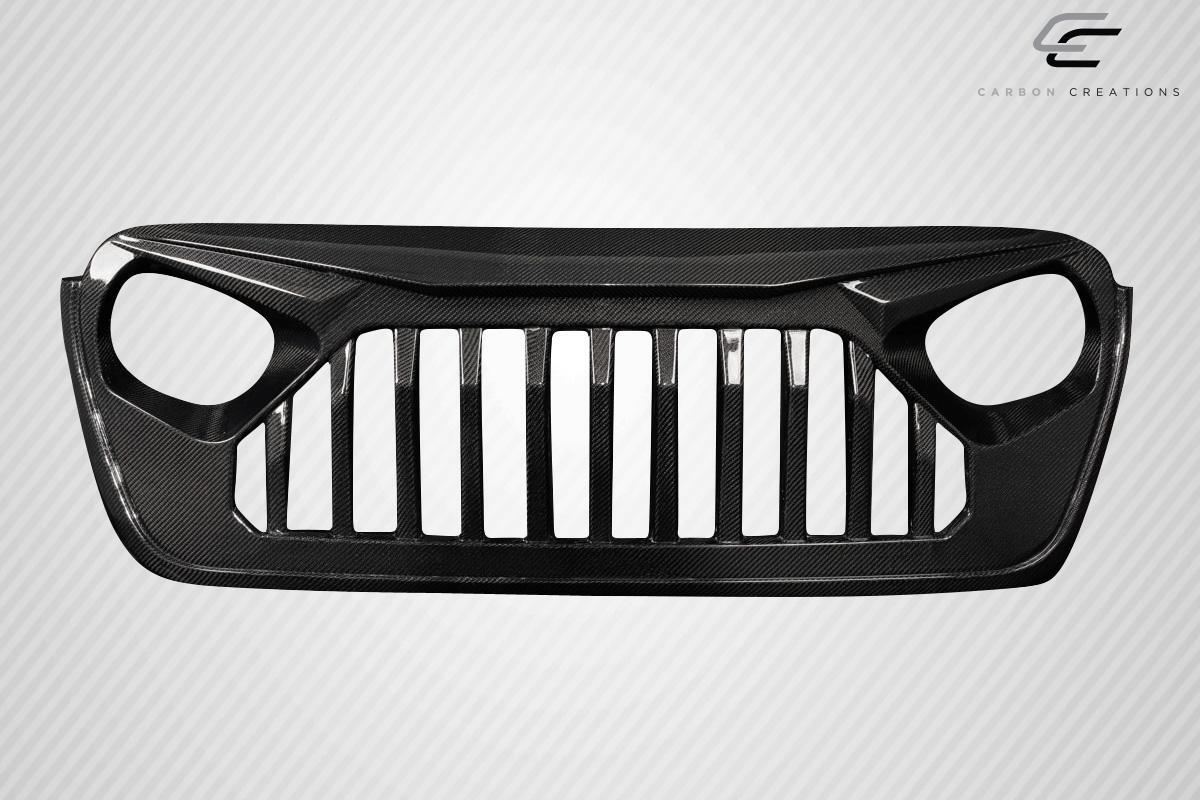 2018-2025 Jeep Wrangler Carbon Creations Predator Carbon Fiber Grille