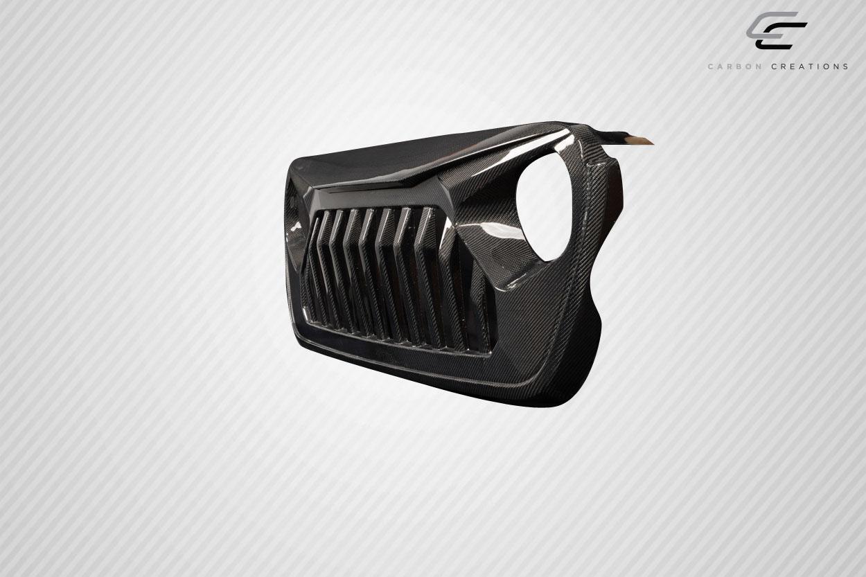 2018-2025 Jeep Wrangler Carbon Creations Predator Carbon Fiber Grille