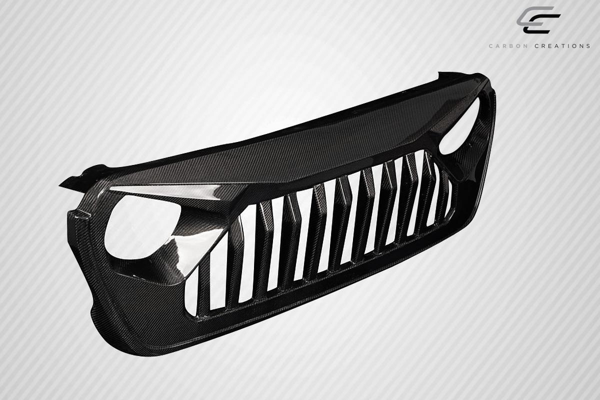 2018-2025 Jeep Wrangler Carbon Creations Predator Carbon Fiber Grille