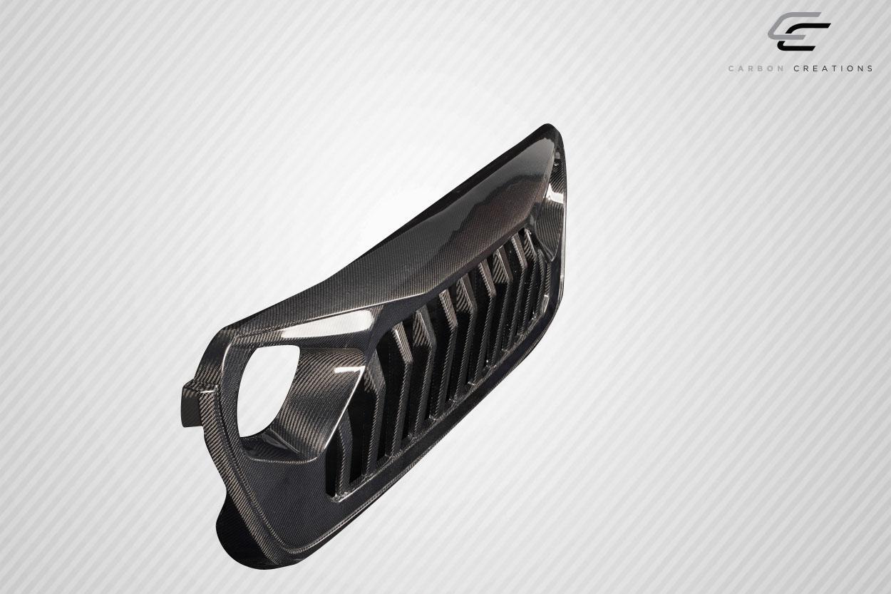 2018-2025 Jeep Wrangler Carbon Creations Predator Carbon Fiber Grille