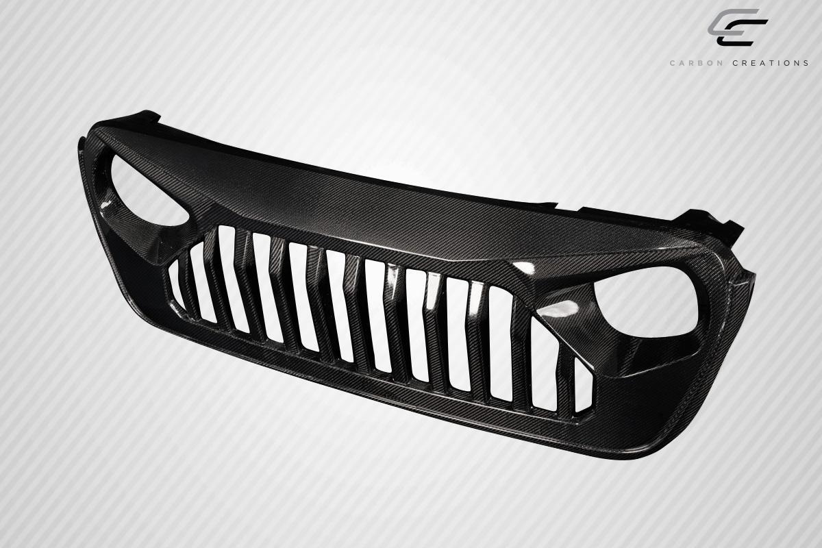 2018-2025 Jeep Wrangler Carbon Creations Predator Carbon Fiber Grille