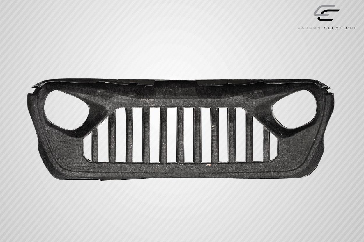 2018-2025 Jeep Wrangler Carbon Creations Predator Carbon Fiber Grille