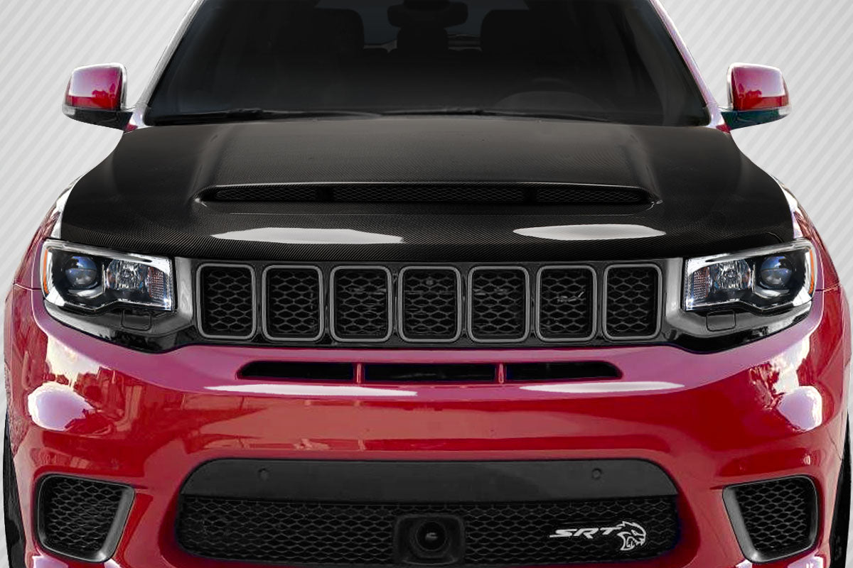 2011-2022 Jeep Grand Cherokee Carbon Creations Demon Look Carbon Fiber Hood
