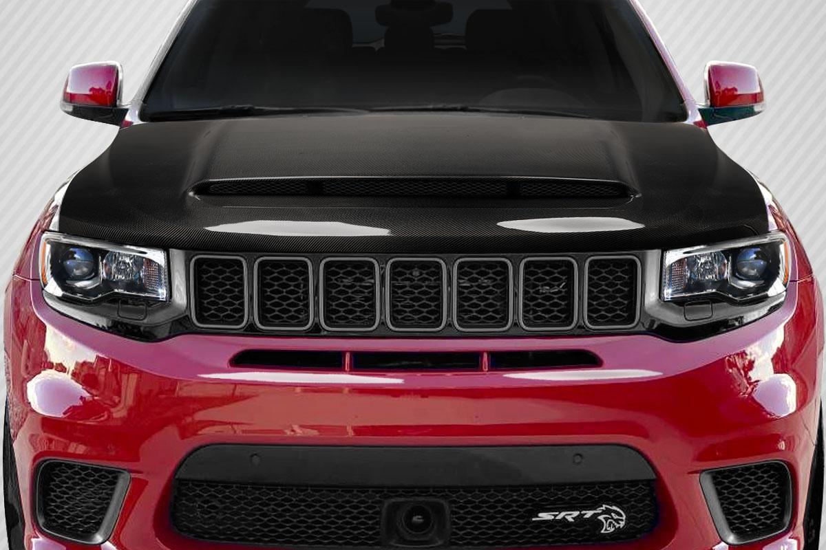 2011-2022 Jeep Grand Cherokee Carbon Creations Demon Look Carbon Fiber Hood