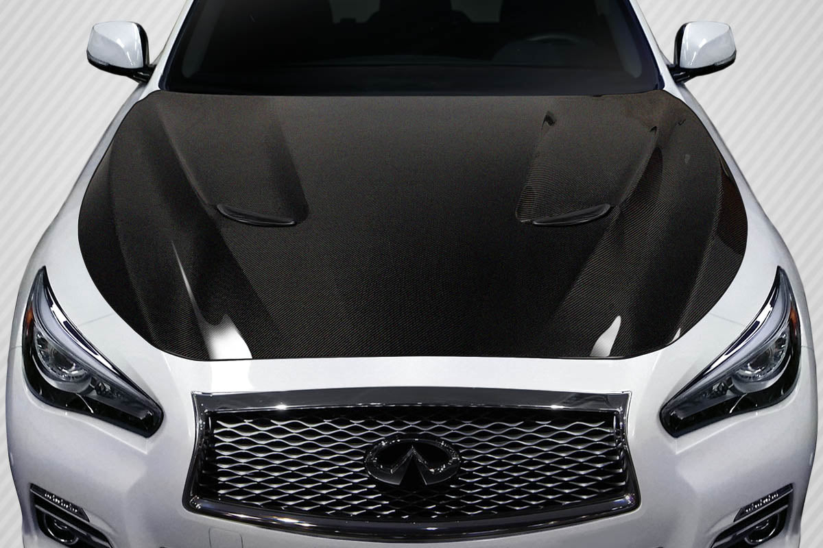 2014-2023 Infiniti Q50 Carbon Creations S Concept Carbon Fiber Hood
