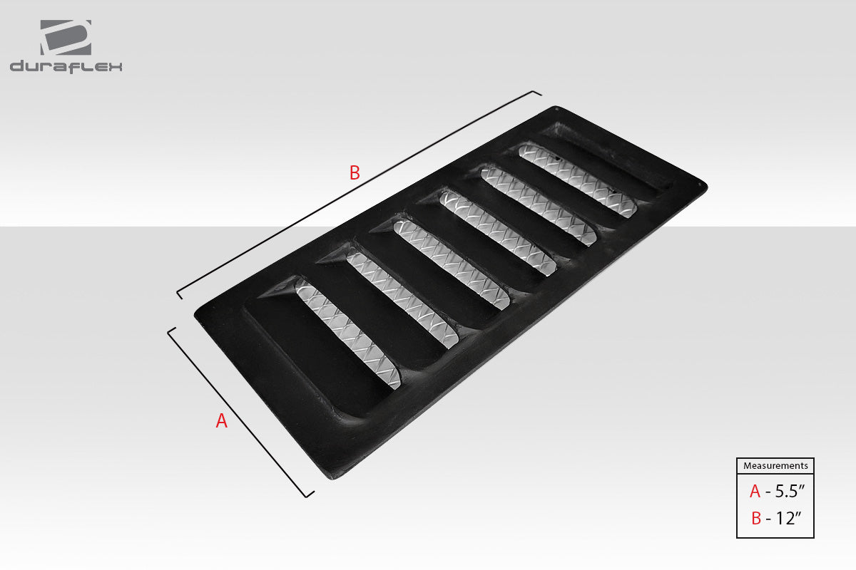Universal Duraflex GT1 Hood Vents - 2 Piece (S)