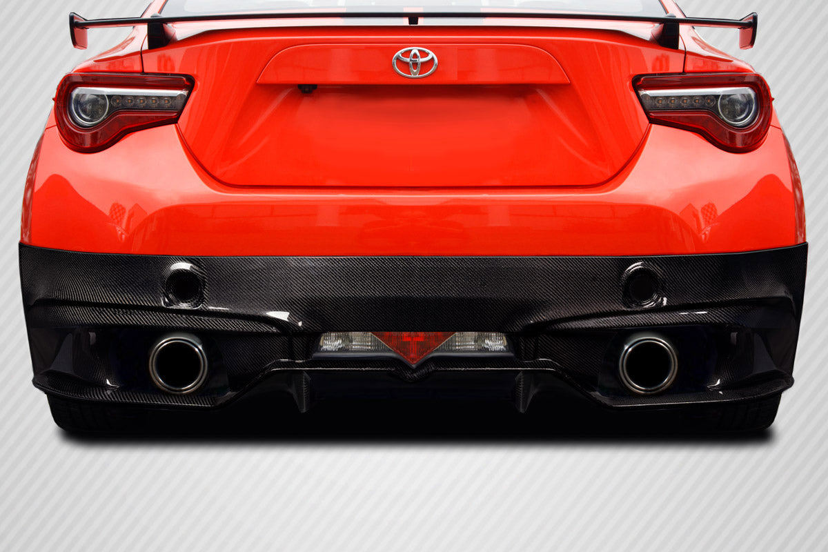2013-2020 Scion FR-S Toyota 86 BRZ Carbon Creations TD3000 V2 Rear Diffuser - 1 Piece (S)