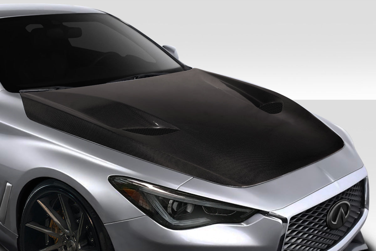 2016-2022 Infiniti Q60 Carbon Creations TS1 Carbon Fiber Hood