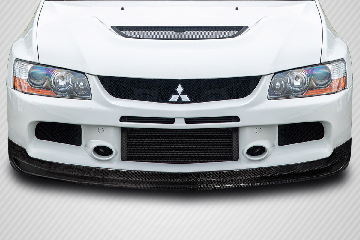 2006 Mitsubishi Evolution Carbon Creations Varte Carbon Fiber Front Lip