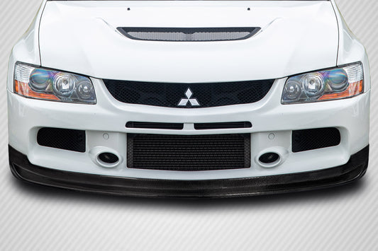 2006 Mitsubishi Evolution Carbon Creations Varte Carbon Fiber Front Lip