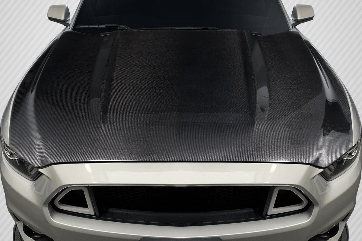 2015-2017 Ford Mustang Carbon Creations OEM Look Carbon Fiber Hood