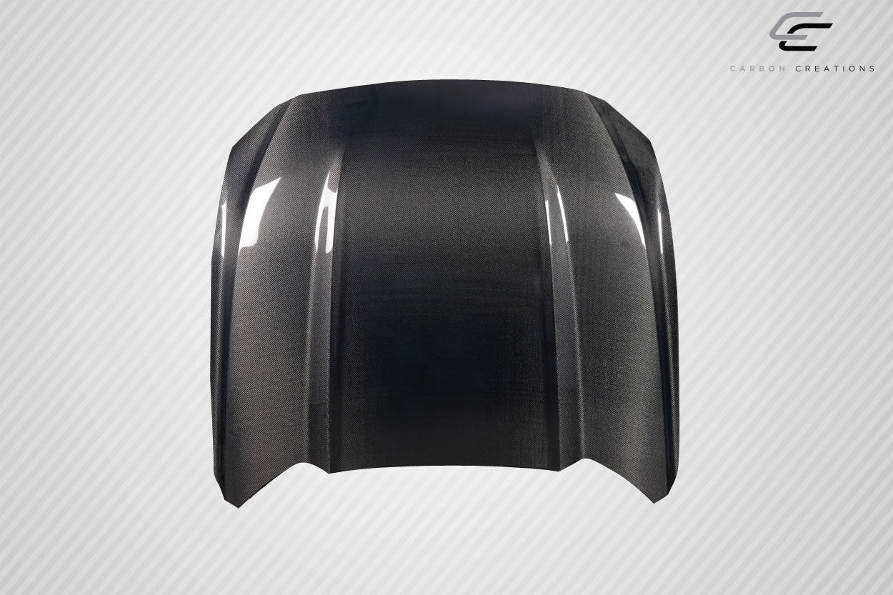 2015-2017 Ford Mustang Carbon Creations OEM Look Hood - 1 Piece