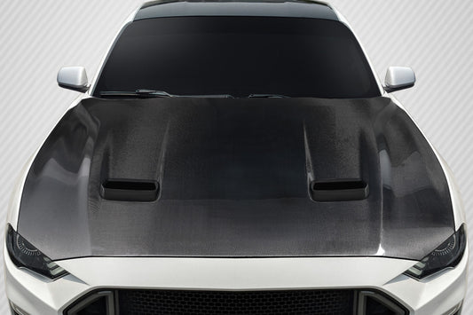 2018-2023 Ford Mustang Carbon Creations OEM Look Carbon Fiber Hood