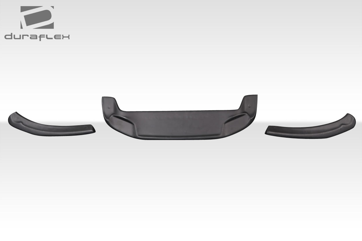 2017-2020 Fiat 124 Spider Abarth Duraflex Speed Rear Lip Spoiler Splitters - 3 Pieces