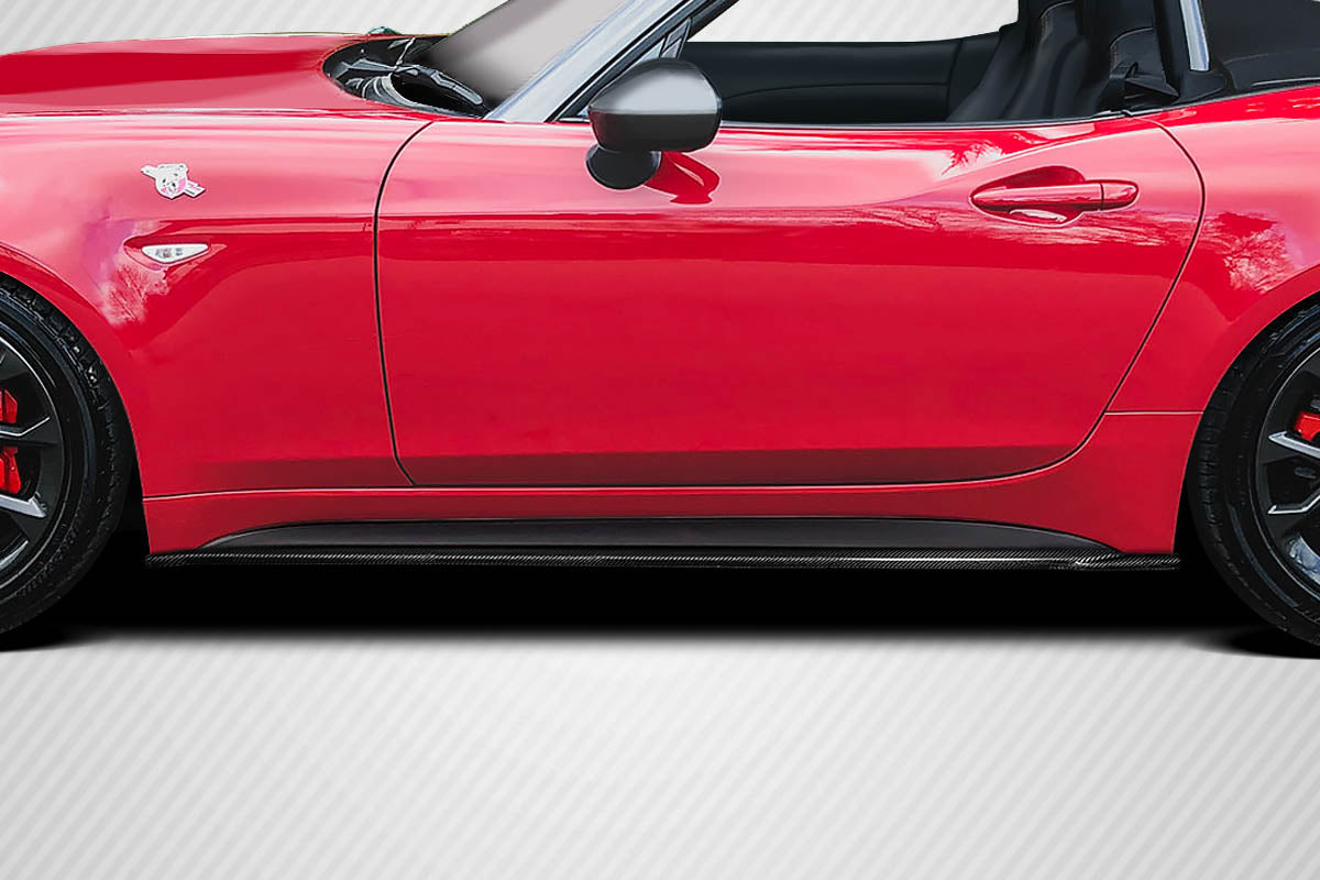 2017-2020 Fiat 124 Spider Carbon Creations Speed Side Skirt Rocker Panel Splitters - 2 Pieces (S)