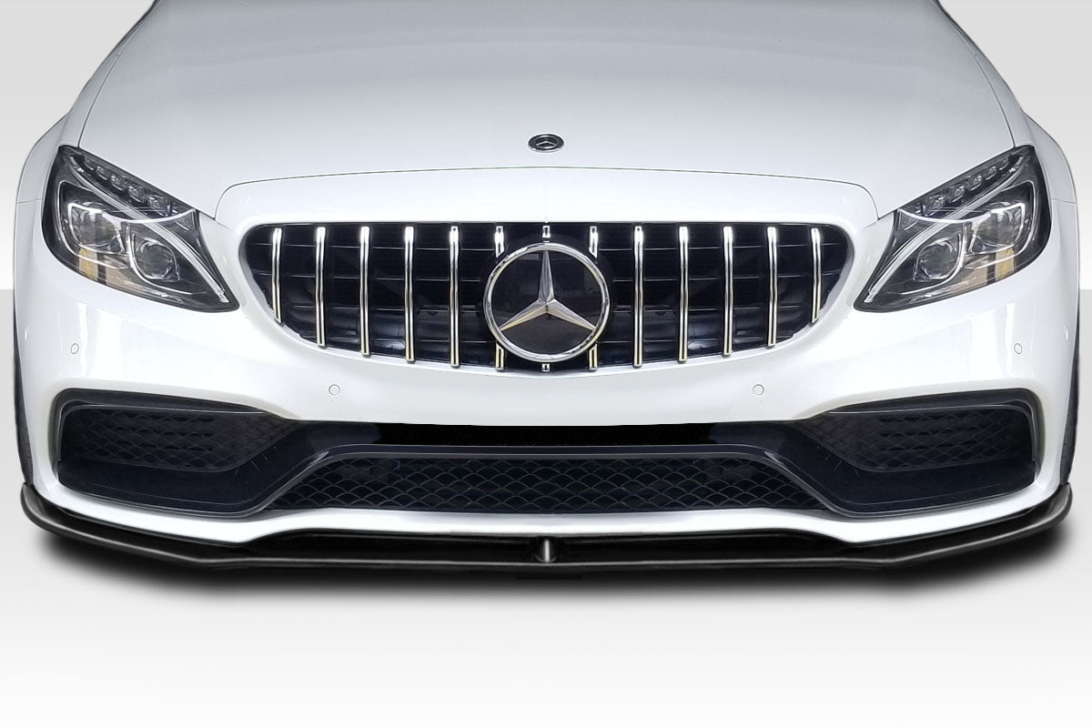 2015-2018 Mercedes Benz W205 C-Class / 2016-2018 Mercedes Benz C43 AMG Duraflex Power Front Lip Spoiler Air Dam - 1 Piece (S)