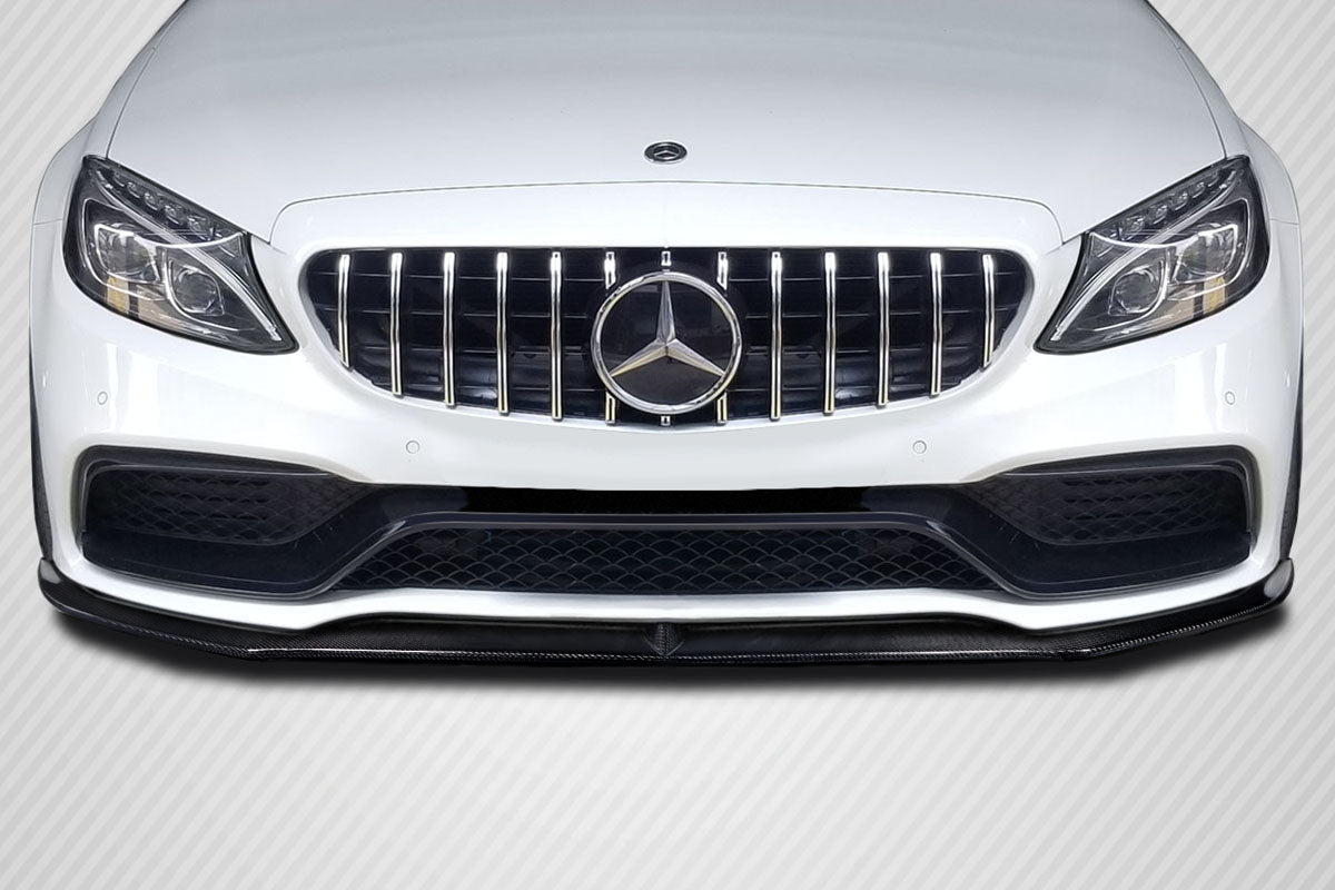 2015-2018 Mercedes C Class Carbon Creations Power Carbon Fiber Front Lip