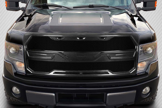 2009-2014 Ford F150 Carbon Creations Rage Carbon Fiber Grille